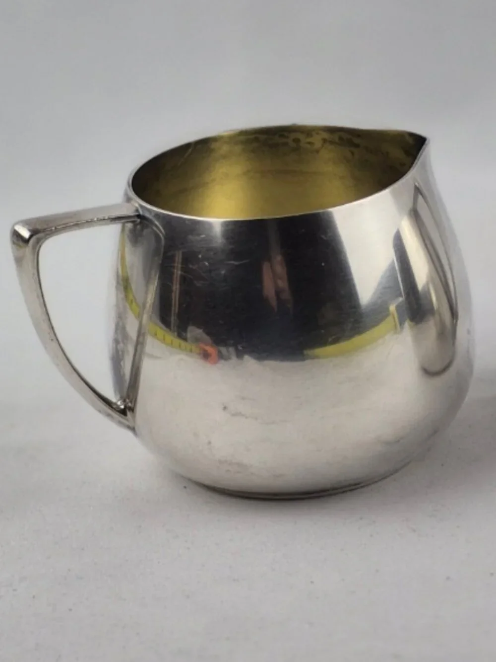 Mid Century Empire Crafts Quadruple Silver Plated Creamer & Sugar Bowl Set